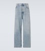 High-rise wide-leg jeans