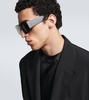 Fendi Lab embossed shield sunglasses