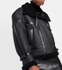 Leather and shearling jacket