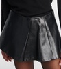 Ralfa leather miniskirt