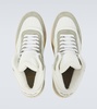 SL/80 high-top leather and suede sneakers