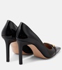 Whitney patent leather slingback pumps