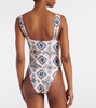 Citrino Platero printed cutout swimsuit