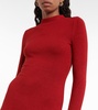 Mockneck minidress