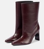 Chic Sophistication leather ankle boots