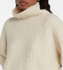 Ribbed cashmere turtleneck sweater