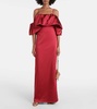 Dorina ruffled gown