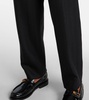 Modern Sophistication pinstripe wool pants