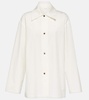 white Rigel wool shirt