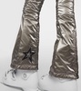 Aurora low-rise metallic flared ski pants