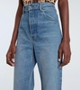 High-rise wide-leg jeans