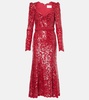 x Nicky Hilton Leyla sequined midi dress