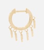 Fringe 14kt gold earrings with diamonds