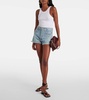 Marlow mid-rise denim shorts