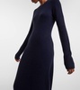 Brogan cashmere and silk maxi dress