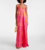 Camille silk maxi dress