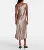 Talete satin maxi dress