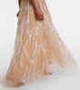 Arboreal embroidered gown