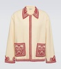 Flora beaded cotton jacket