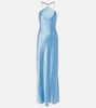 Cadence beaded satin gown