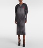 Orb ruched wool sweater dress