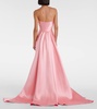 Imani strapless twill gown