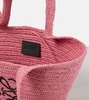 Elephant Small raffia basket bag