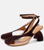 Suede sandals