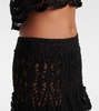 Elsie crochet cotton midi skirt