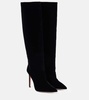 So Matignon 105 velvet knee-high boots