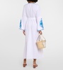 Romilly cotton and linen kaftan