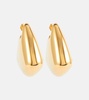 Fin Large 18kt gold-plated sterling silver earrings