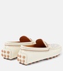 Gommino studded leather moccasins