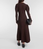 Hannah virgin wool midi dress