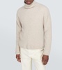 Cashmere and silk turtleneck sweater