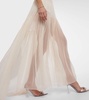 Bridal silk chiffon gown