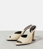 Suite silk satin mules