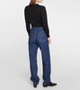 Borjis high-rise straight jeans