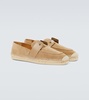 Chambespadrille suede espadrilles