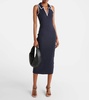 Darien cotton-blend polo dress