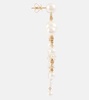 Jardin de Rêve 14kt gold earrings with diamonds and pearls