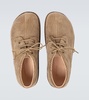 Corduroy derby shoes