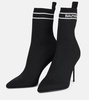 110mm Skye knit ankle boots