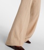 Emmit linen crêpe flared pants