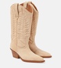 Rosario suede cowboy boots