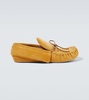 Corduroy moccasins