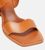 Wavy 85 leather sandals