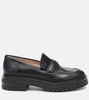 Leather loafers