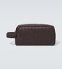 Intrecciato leather toiletry bag 