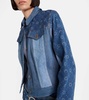 Moonogram patchwork denim jacket